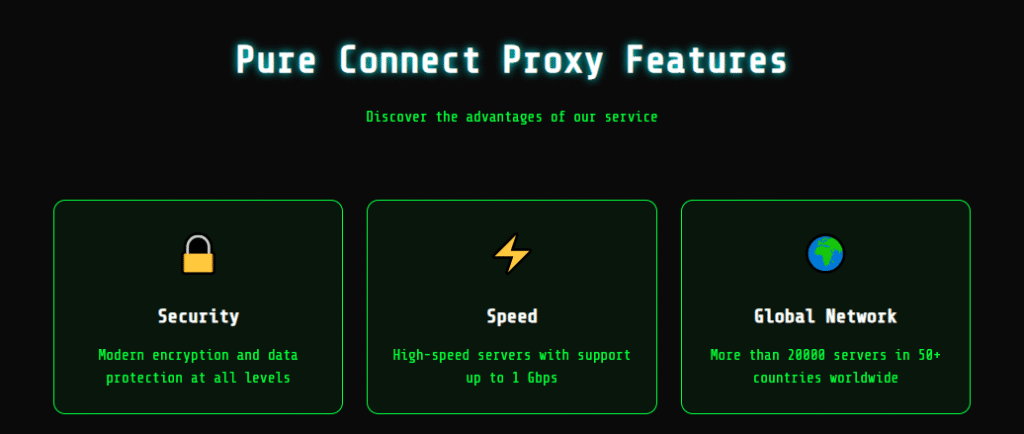 Pure Connect proxy